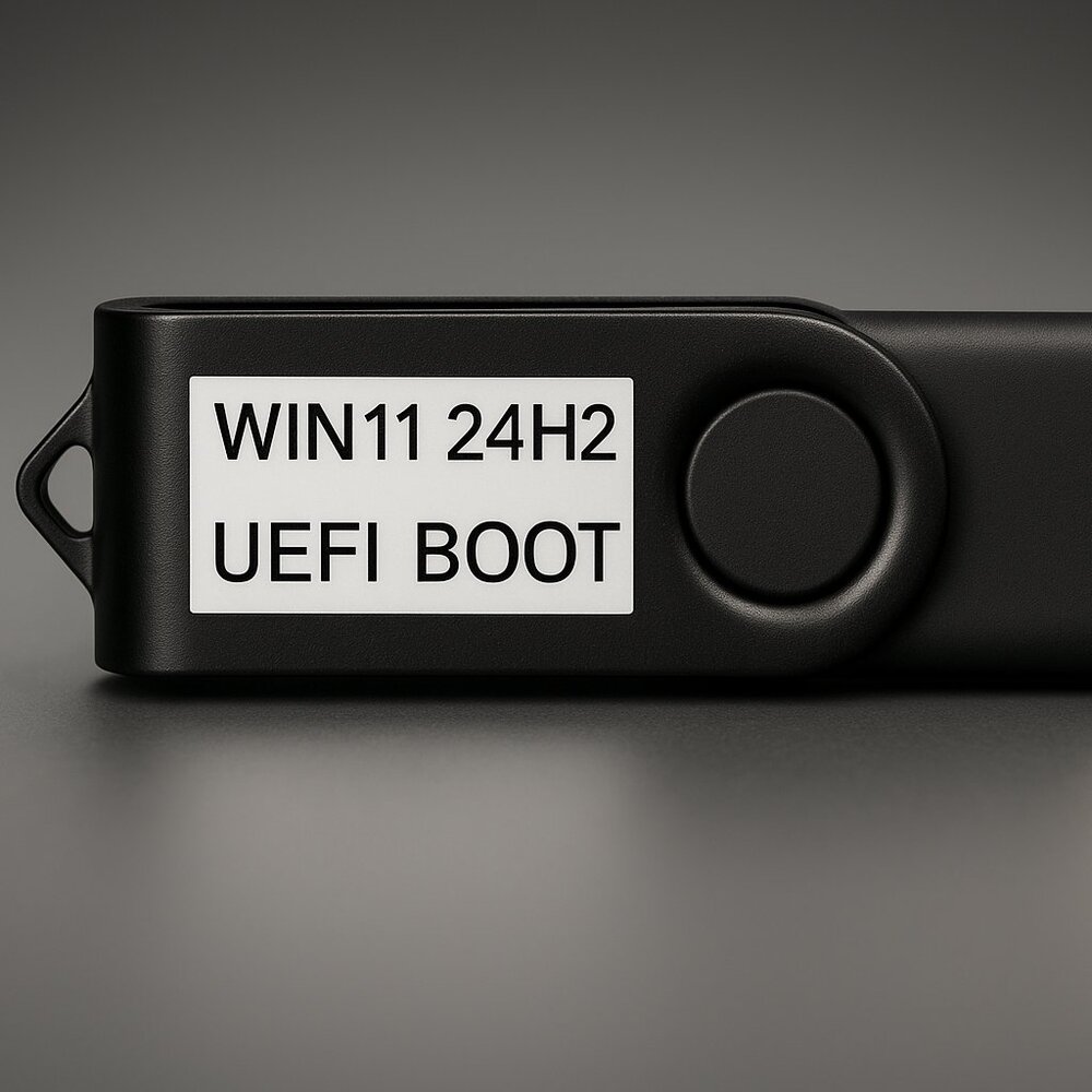 Windows 11 24H2 Bootable USB 64-bit PC or Laptop UEFI No Secure boot TPM 2.0